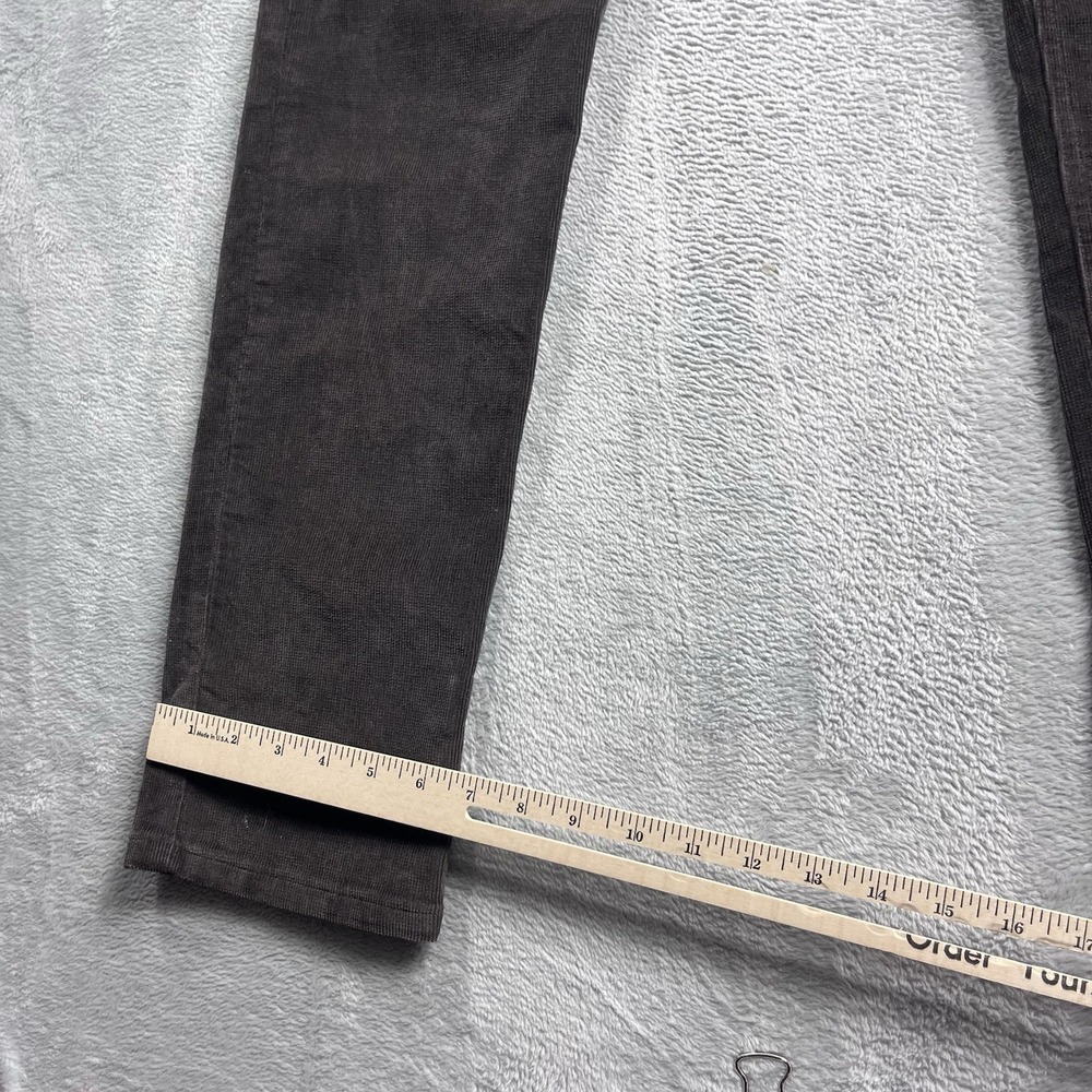 Flint And Tinder Corduroy Pants Slim Fit Dark Brown Stretch Comfort Mens 30x32 - Picture 8 of 12